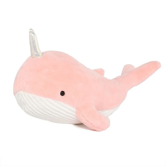 Tezituor Narwhal Stuffed Animal Pink Narwhal Plushie Whale Plush Toy Hugging Pi - Picture 1 of 7
